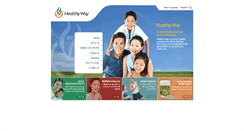 Desktop Screenshot of healthyway.com.my