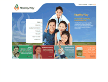 Tablet Screenshot of healthyway.com.my